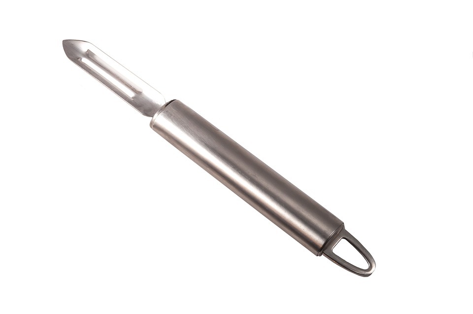 a stainless-steel Lancashire peeler