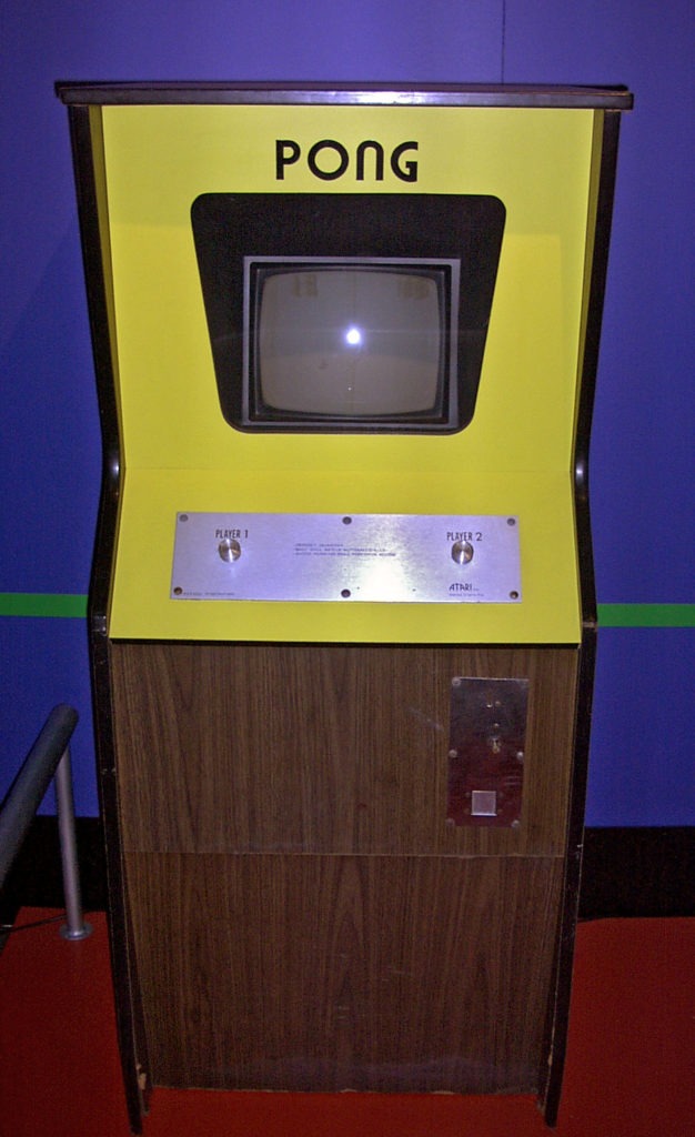 classic pong arcade machine