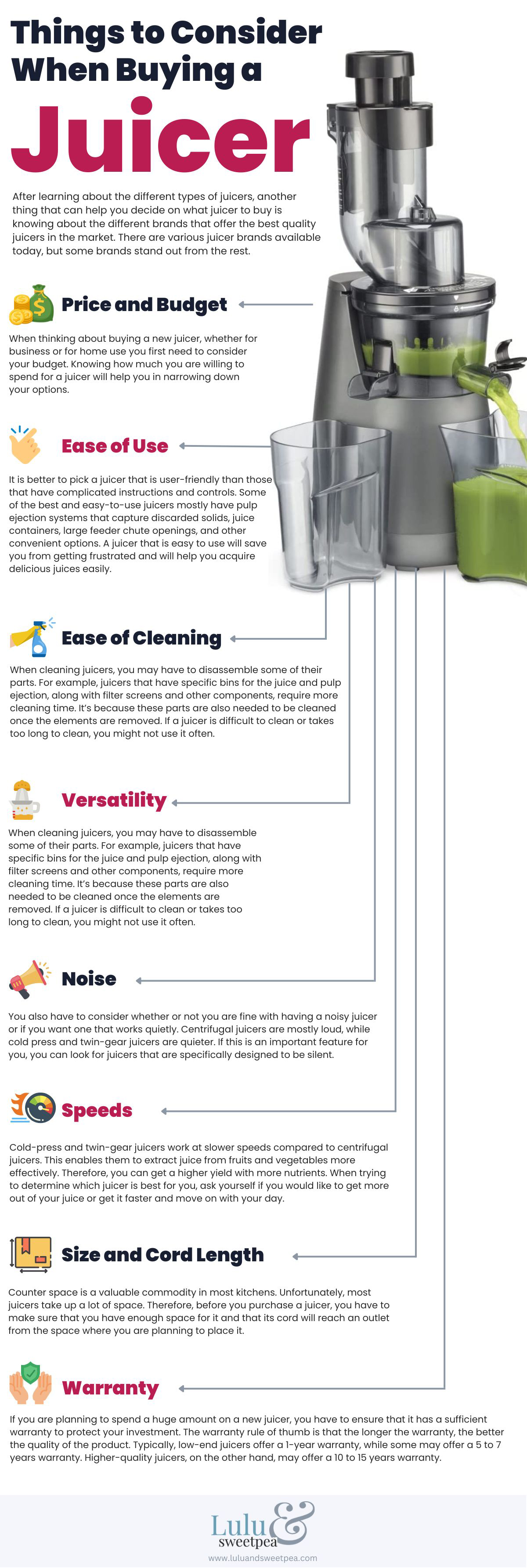 Things to Consider When Buying a Juicer