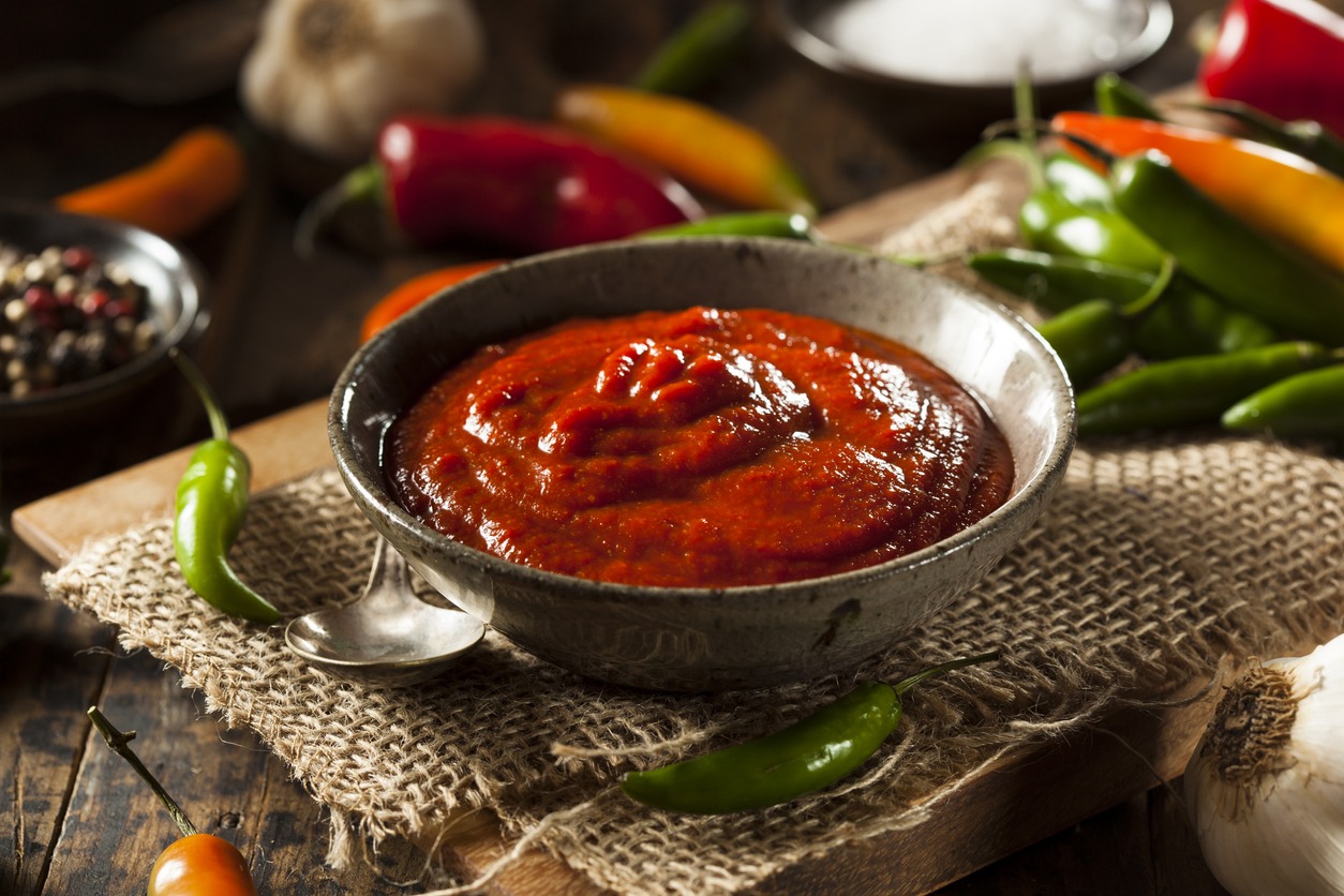 hot spicy red sriracha sauce