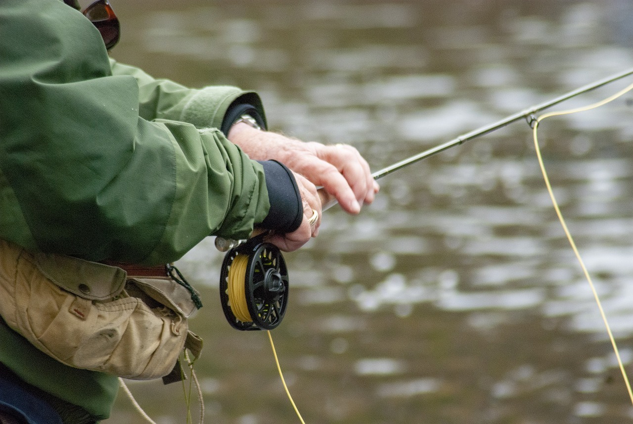 Man fishing