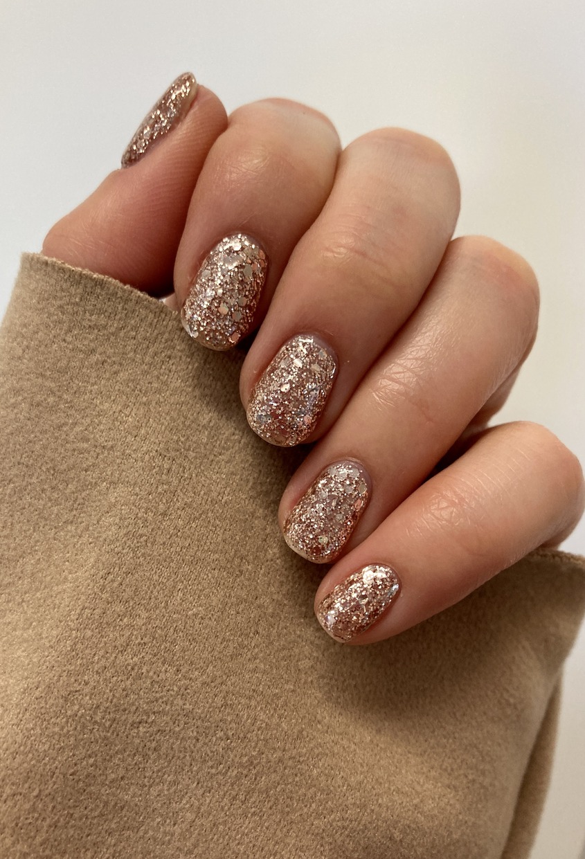 Woman hand with fashion manicure