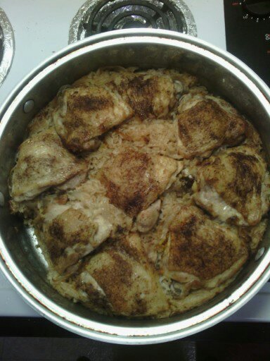 Homemade chicken and rice