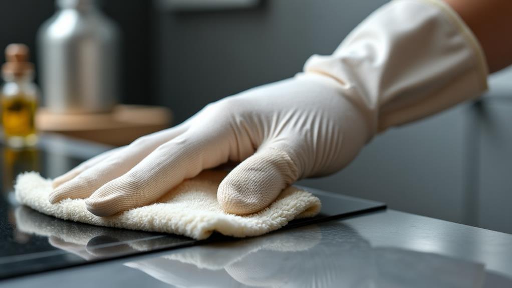use mineral oil application