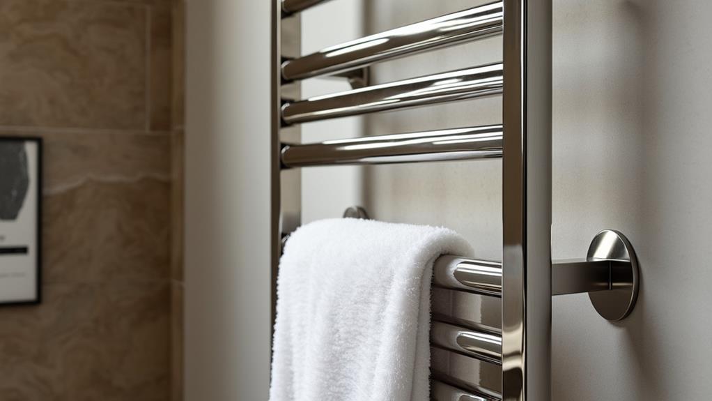 wall mounted towel storage