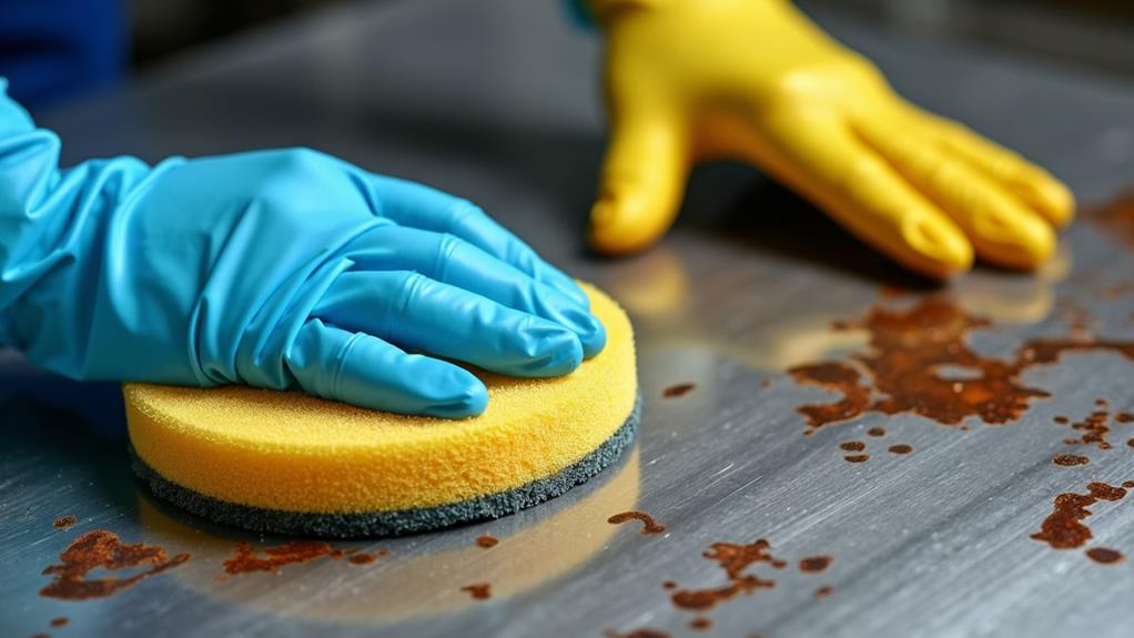 eliminate rust and stains