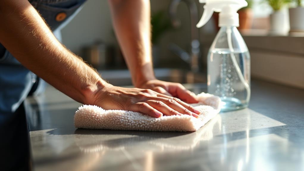choose gentle cleaning solutions