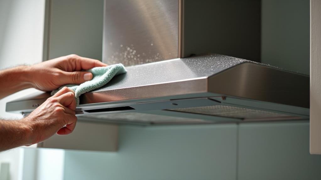 cleanup of dust debris