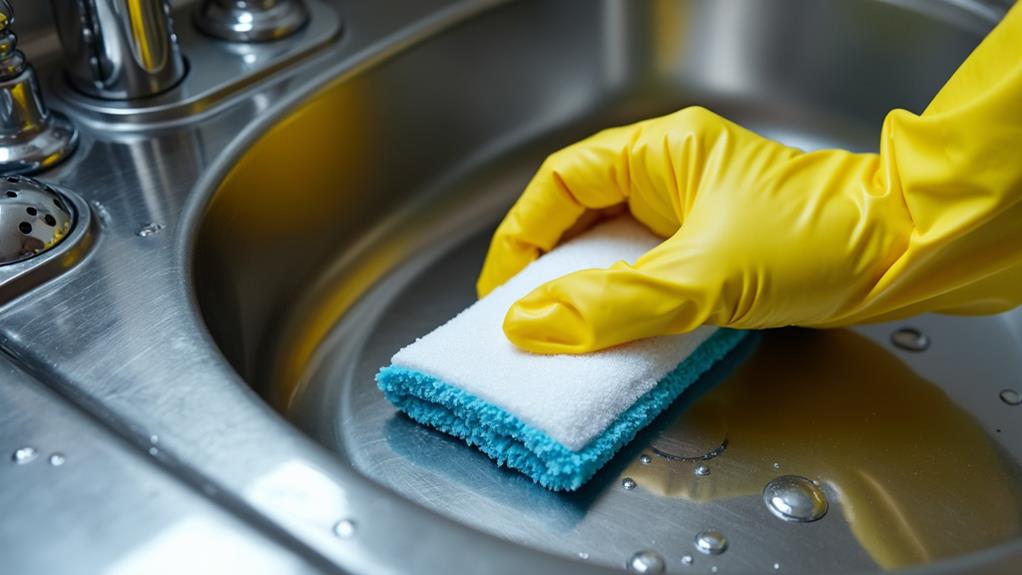 cleaning with magic eraser