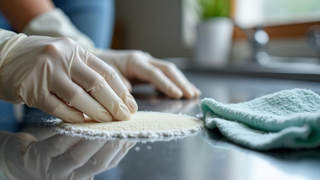 baking soda mixture application