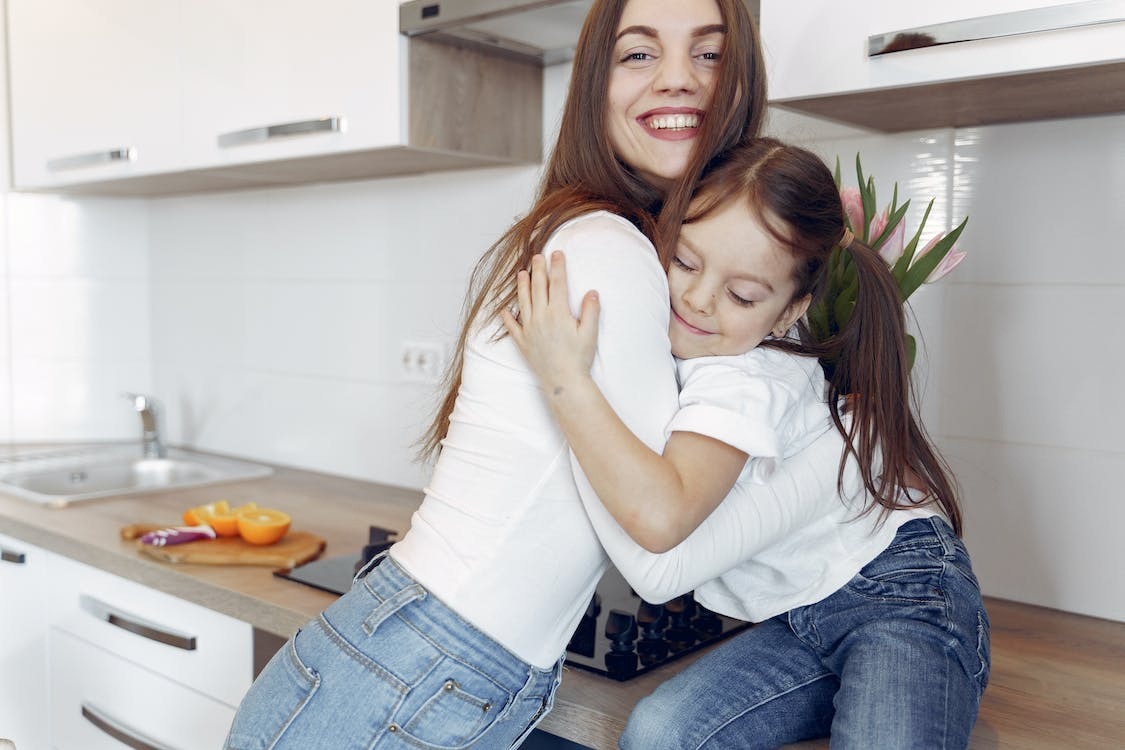 mother-and-daughter bonding