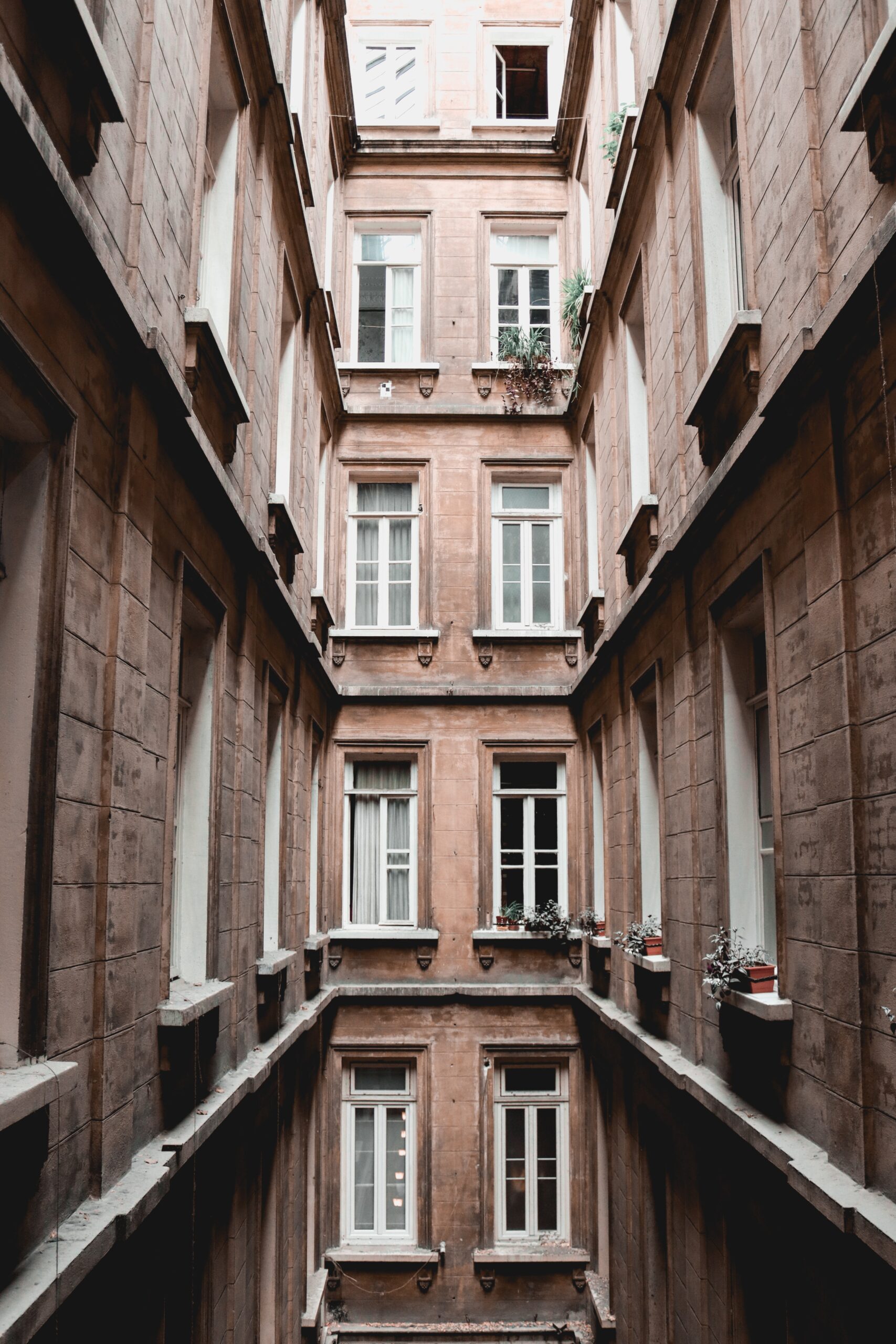 a casement window of an apartment