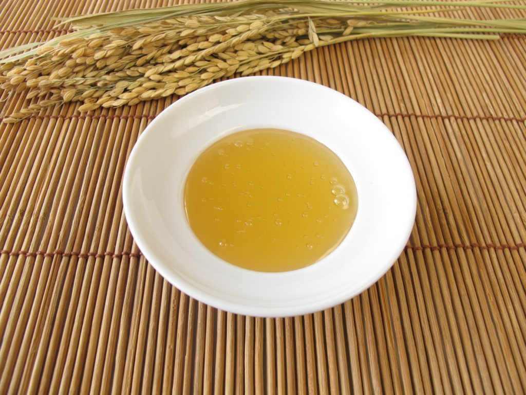 Rice syrup and rice panicles