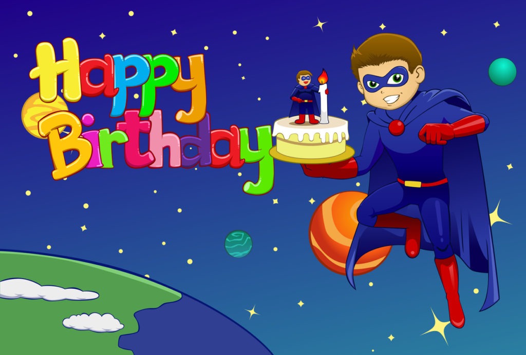 Hero bring birthday cake