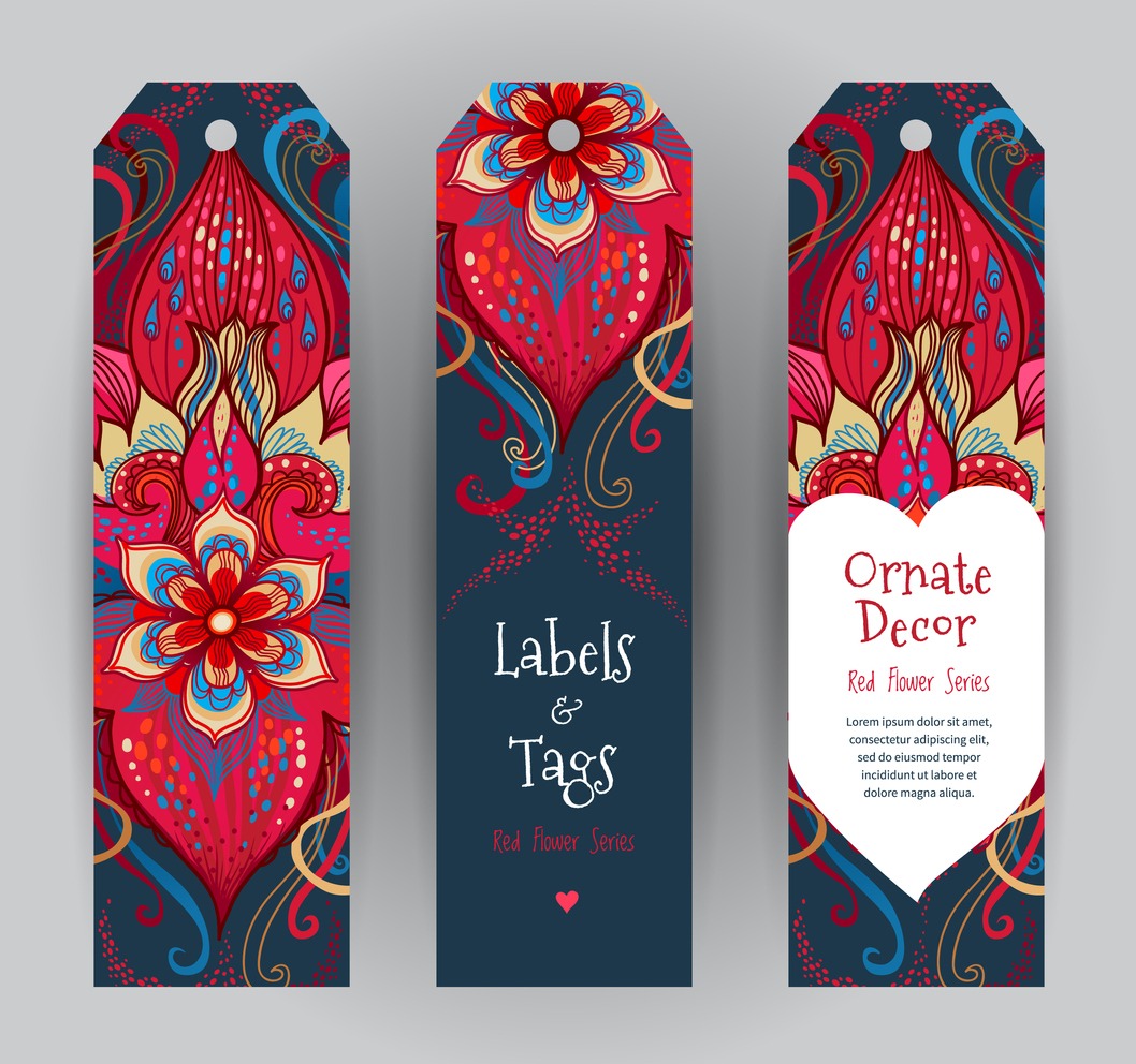 Floral Bookmark Design