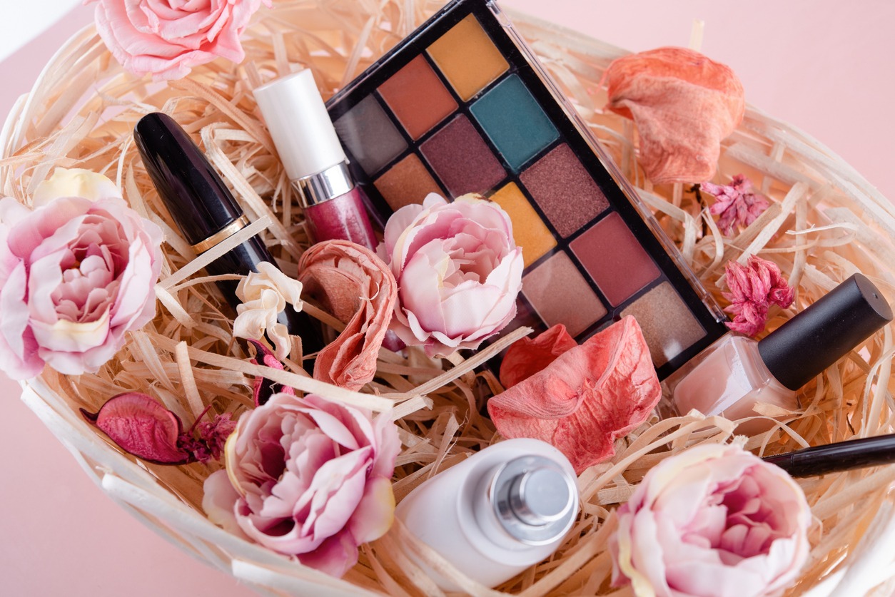 Makeup Essentials Gift Basket