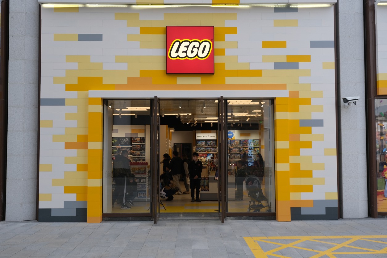 A LEGO toy store