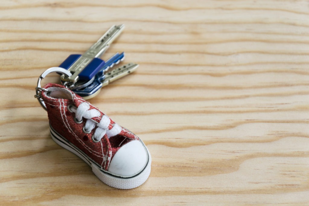 Shoe Keychain, Keys with Sneaker Keychain