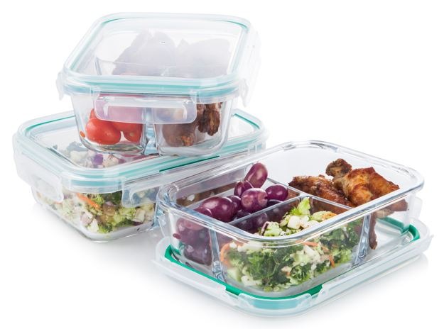Food Containers with Dividers, Food Storage