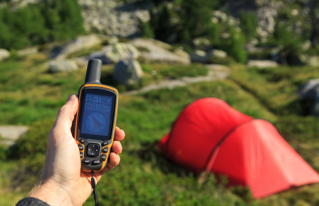GPS and tent