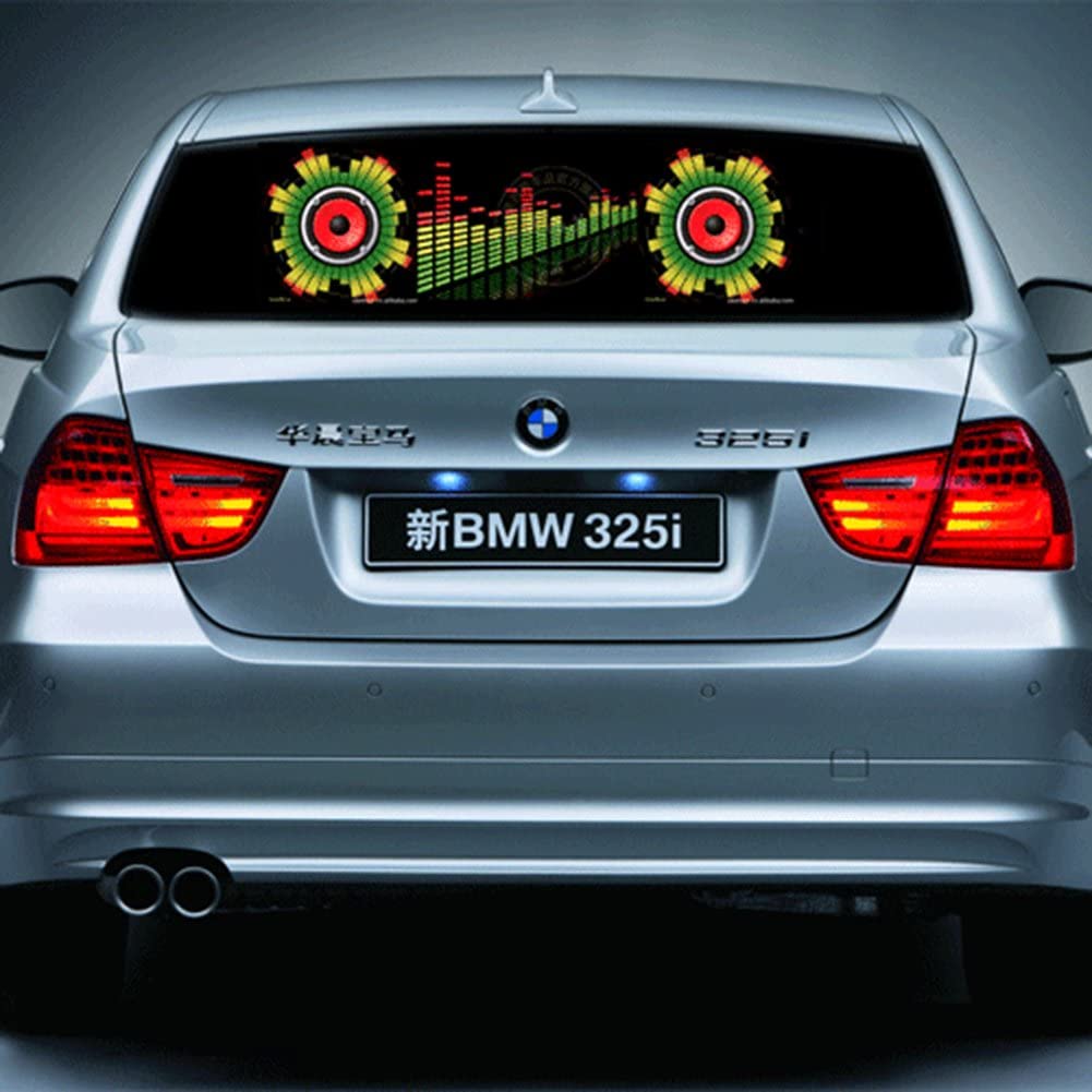 iNewcow Auto Music Rhythm Lamp- LED Light Car Activated Equalizer Stickers-jpeg