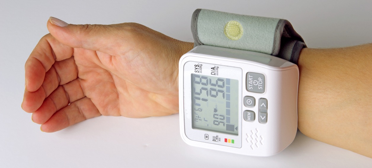 portable bp monitor in a wrist