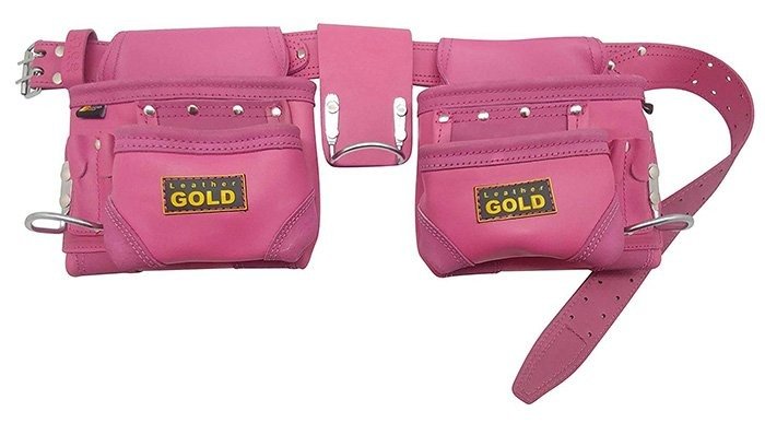 Leather Gold Tool Belt for Women