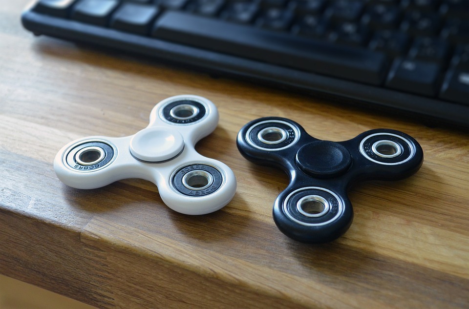 Fidget toy hand spinners