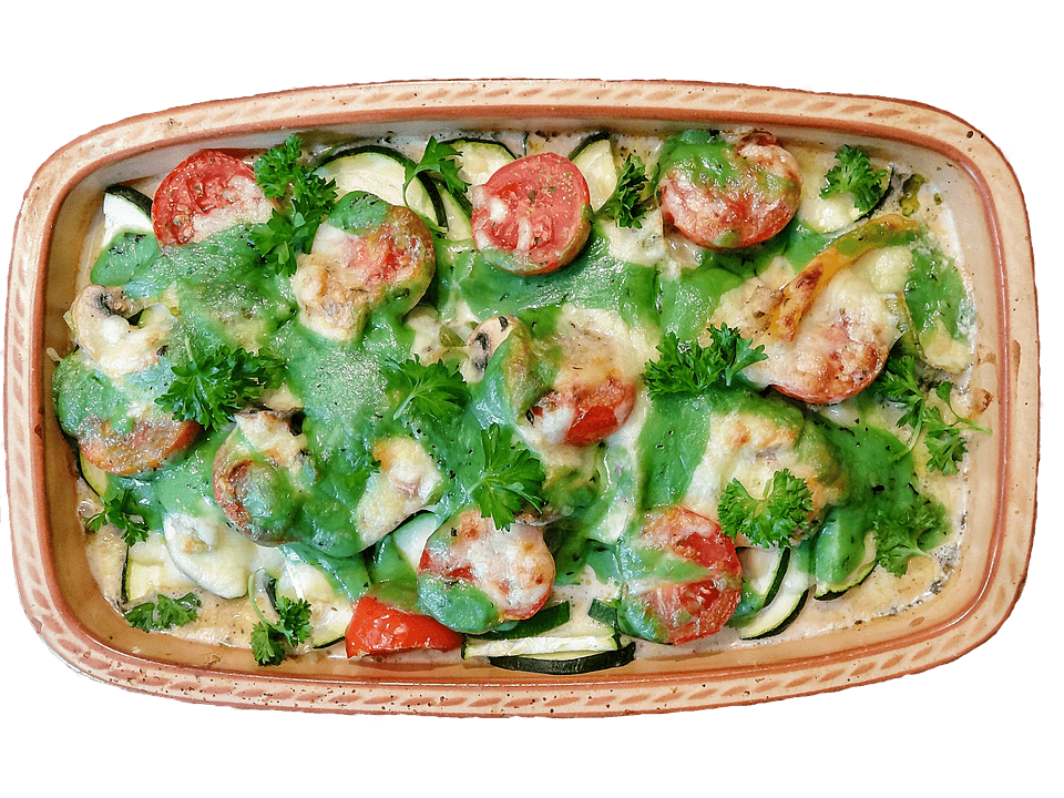 Zucchini gratin