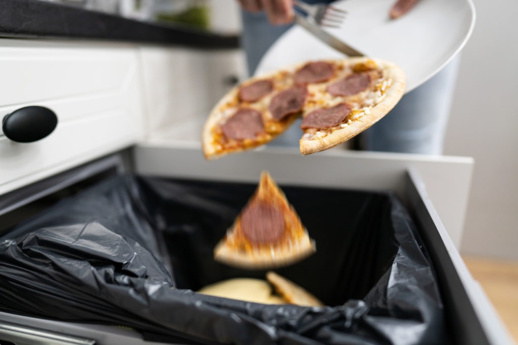 Throwing Away Pizza