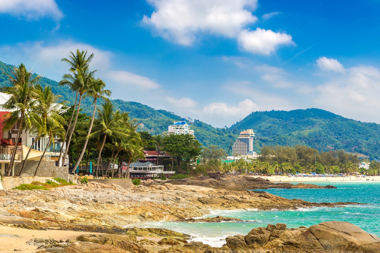 Patong Beach, the most popular and well-developed beach on Phuket Island