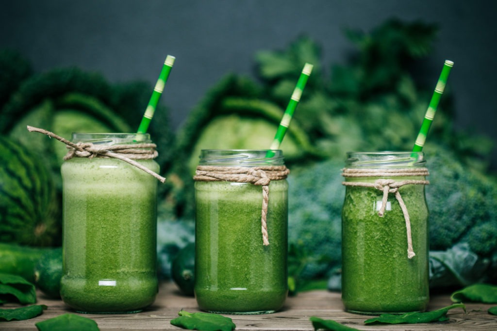 Kale and Spinach Smoothies