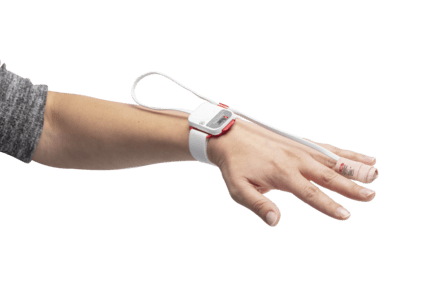 A tetherless pulse oximetry