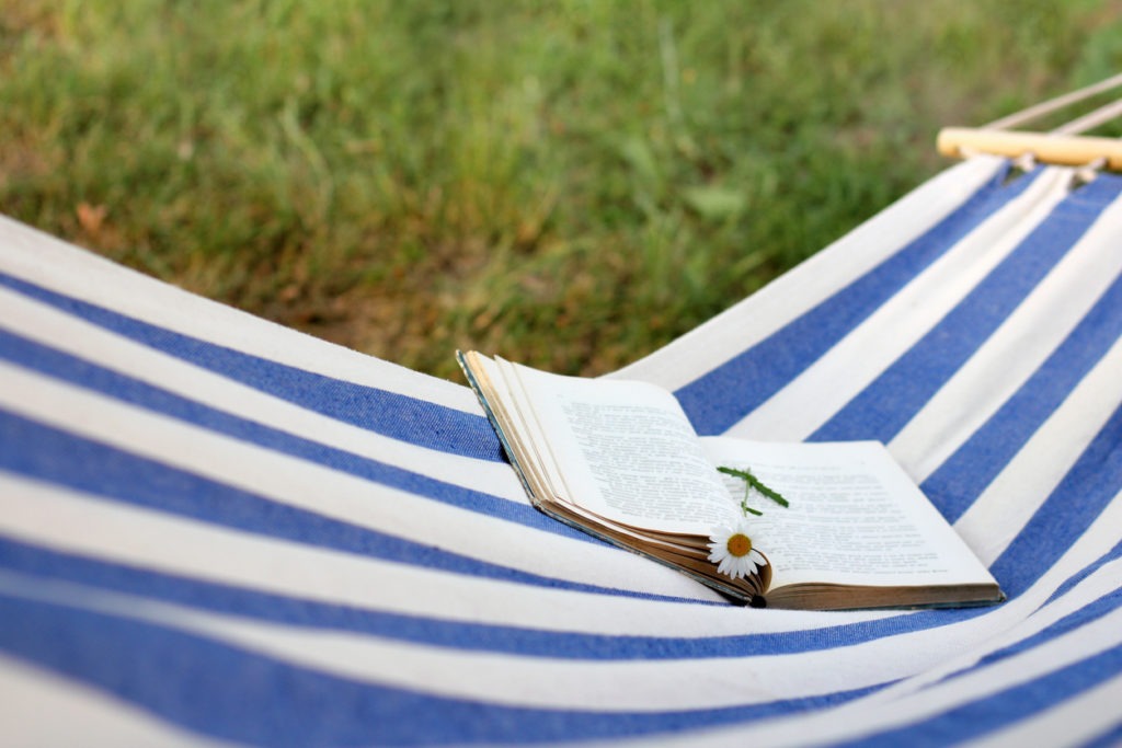 outdoor reading in summer