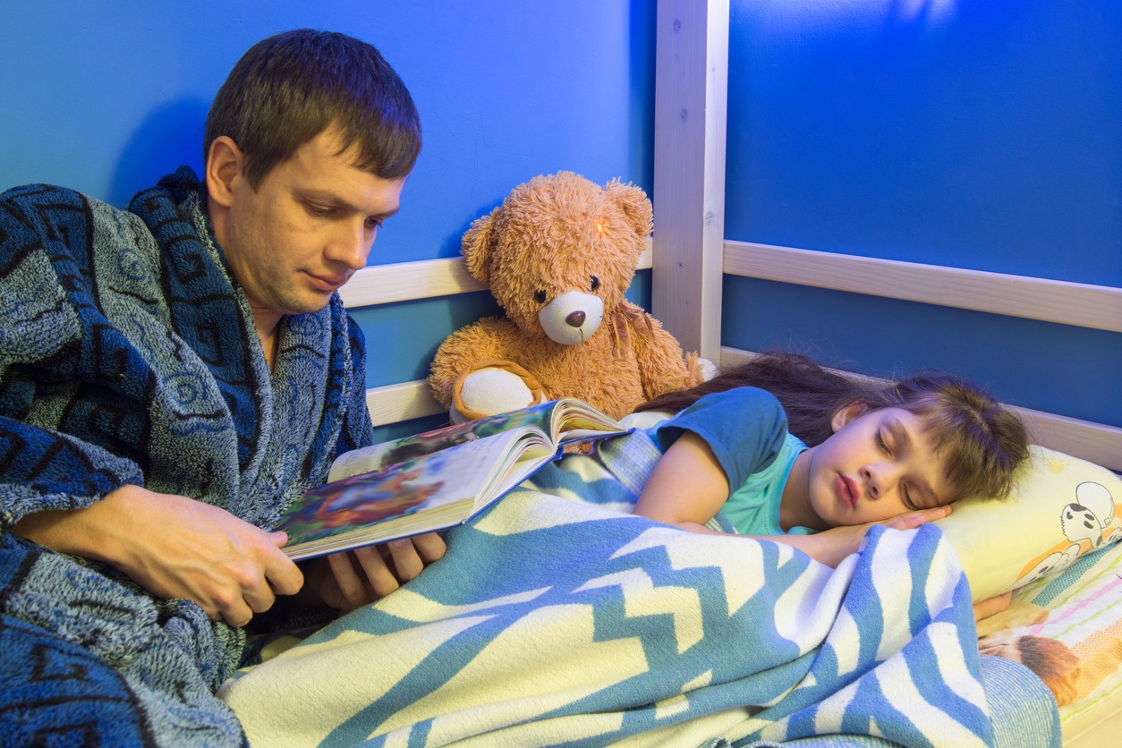 Bedtime story has been a proven method for sleep