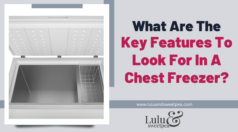 What Are The Key Features To Look For In A Chest Freezer
