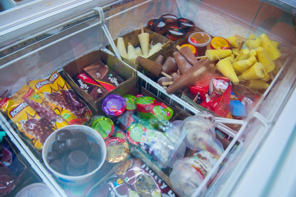 brand of ice cream in the freezer