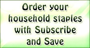 Order your household staples with Subscribe and Save