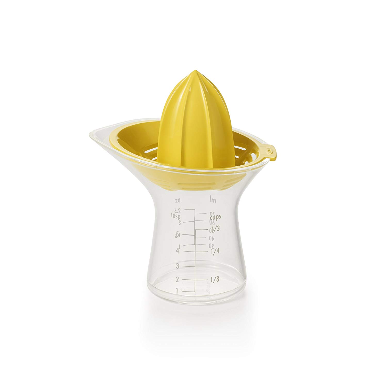 OXO Good Grips Small Citrus Juicer with Built In Measuring Cup and Strainer