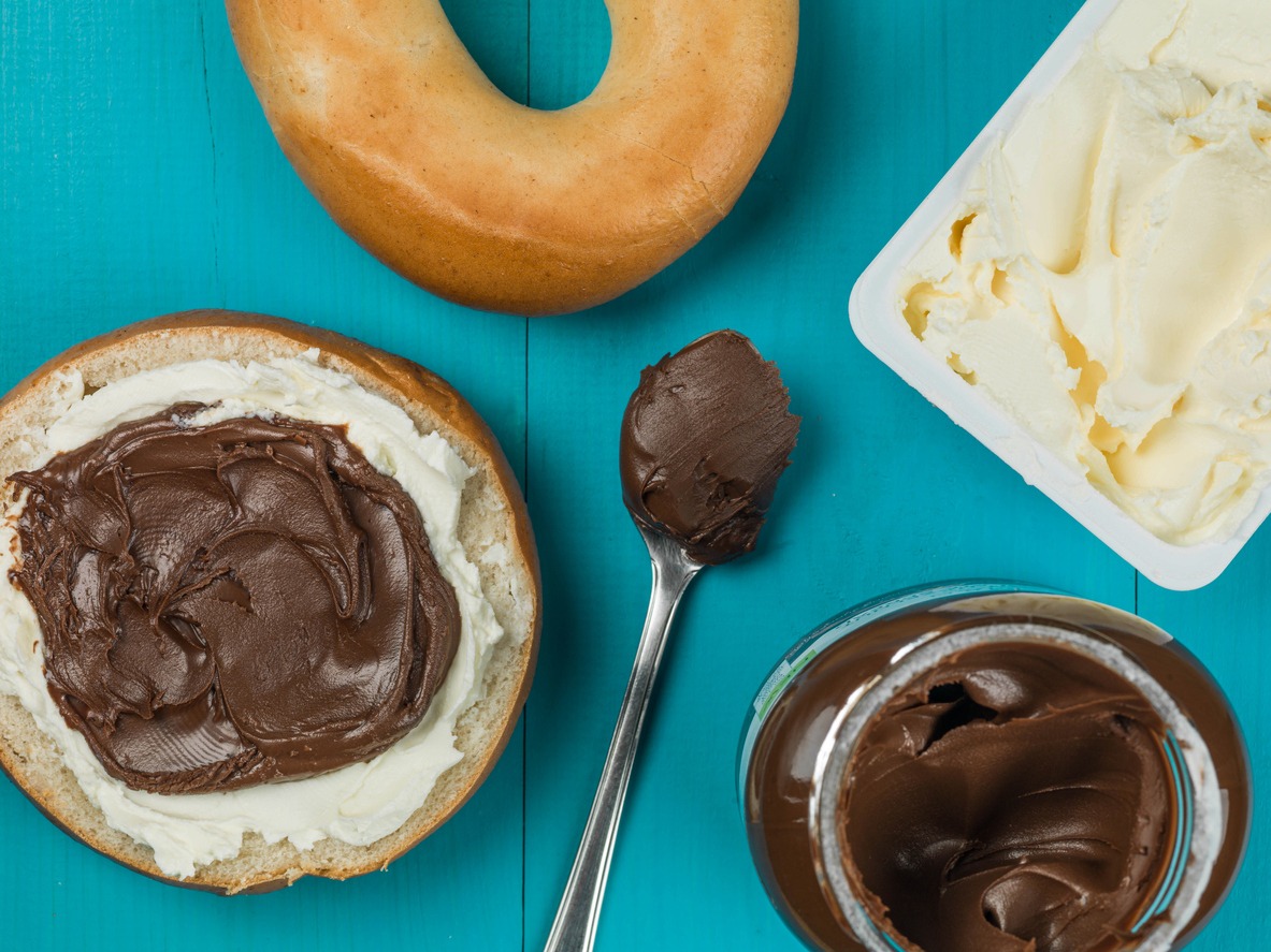Bagel with Chocolate Spread