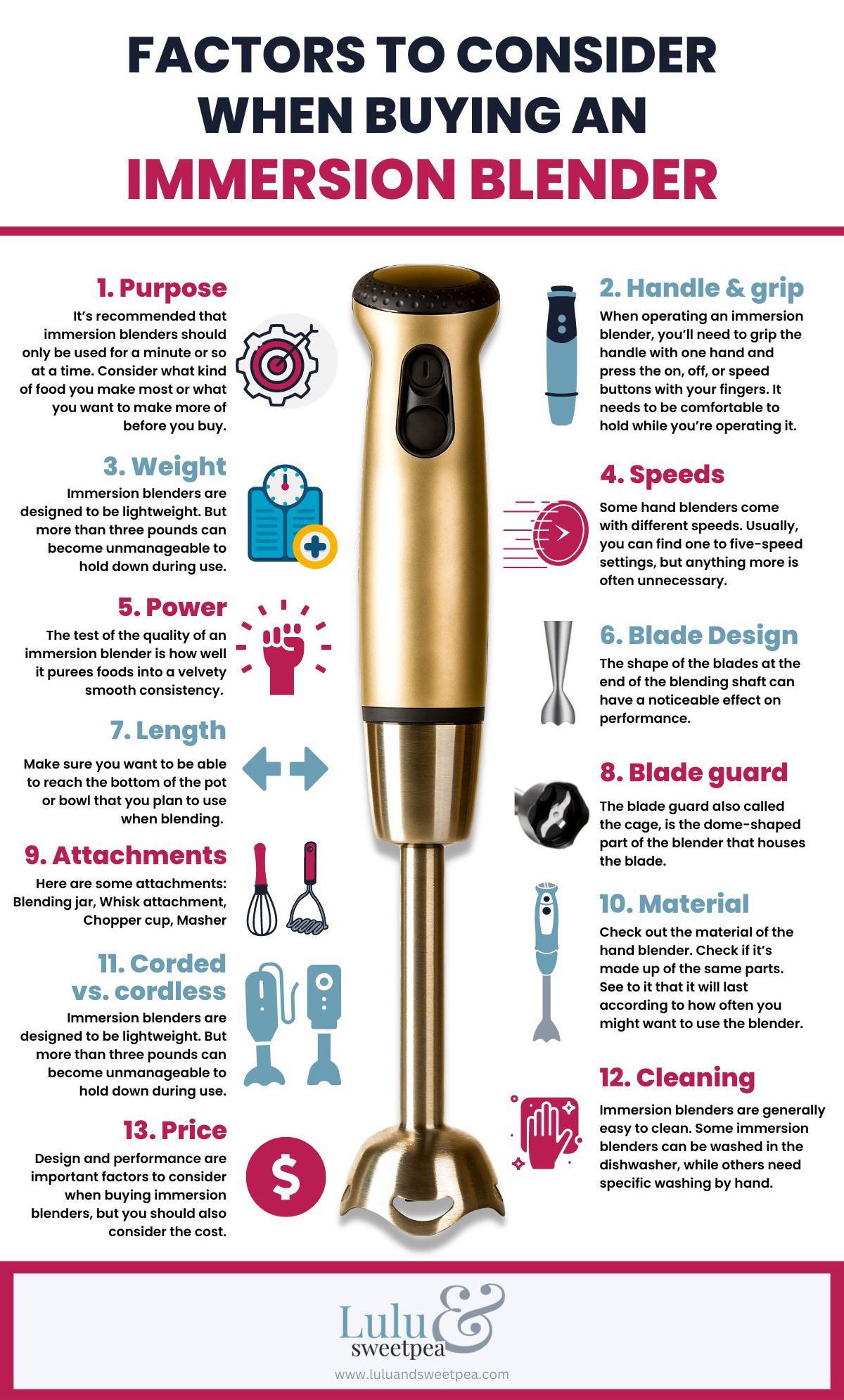 Factors to Consider When Buying an Immersion Blender