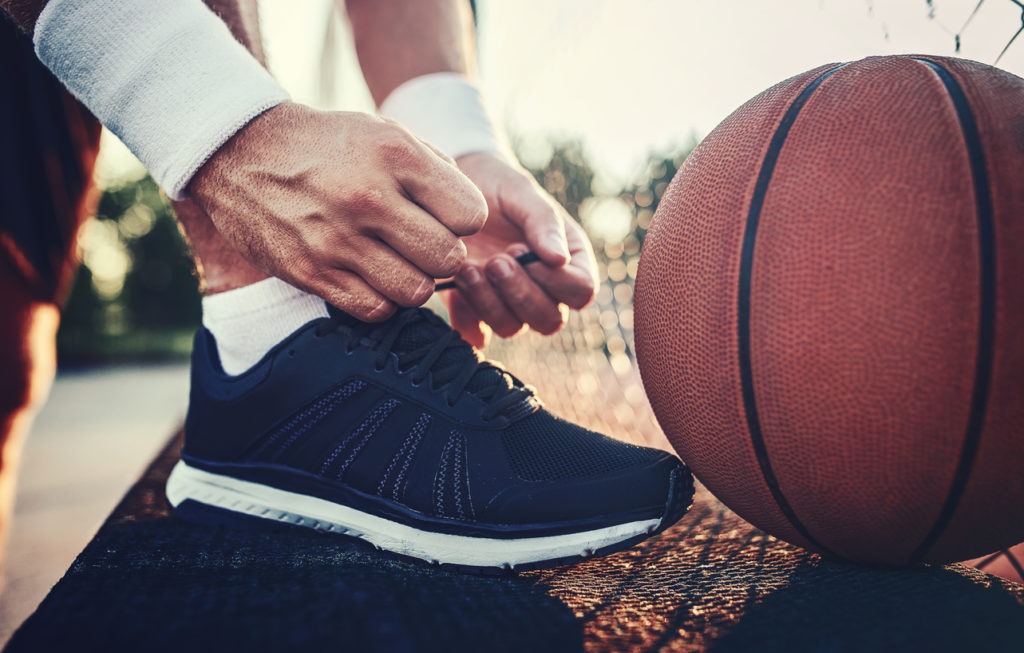 Basketball player. Sport, recreation concept