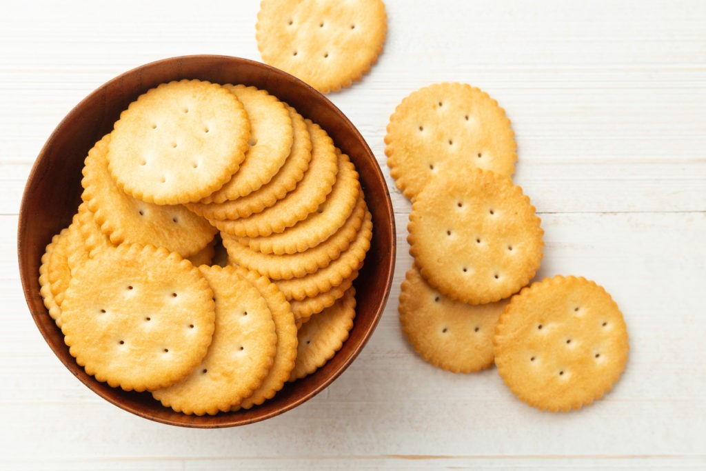 Cheese Crackers, Rounded Cheese Crackers