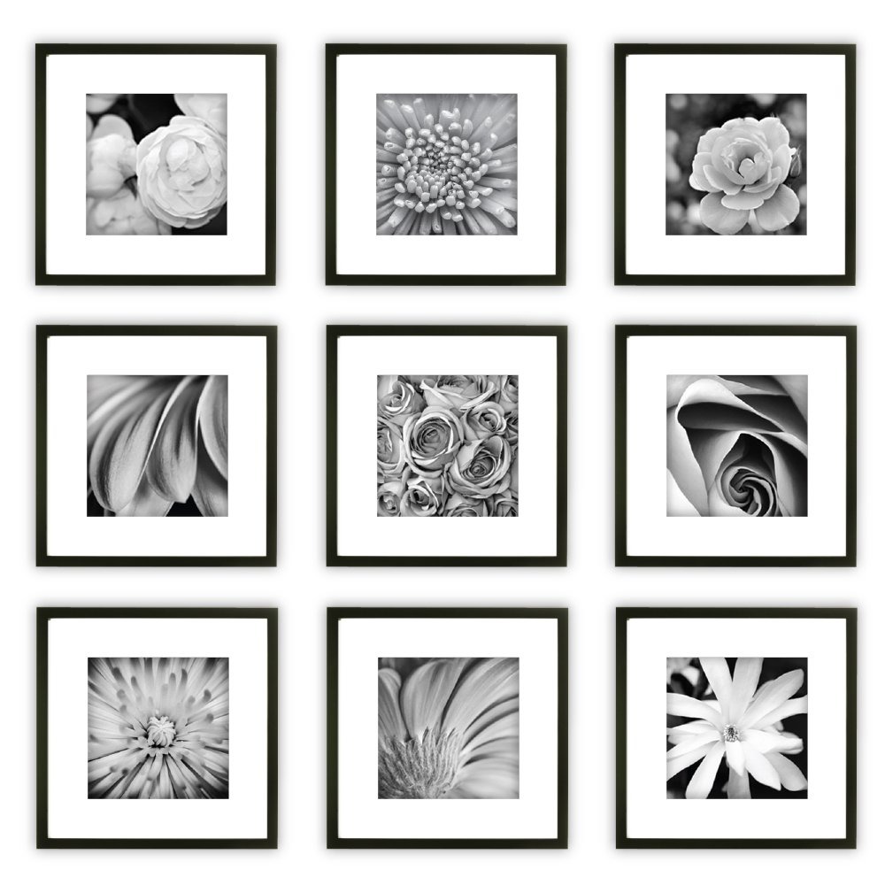 Gallery-Perfect-9-Piece-Black-Square-Photo-Frame-Gallery-Wall-Kit