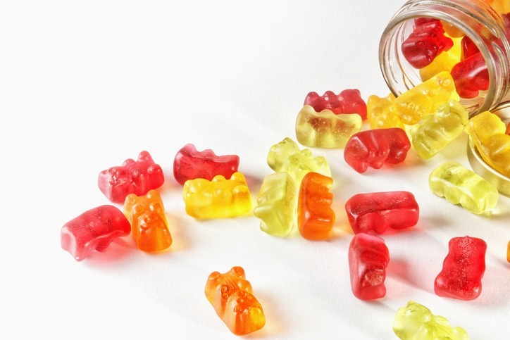 Gummies-in-bulk-in-glass-containers