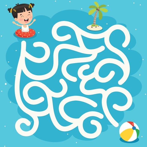 Maze-Game-Illustration-For-Children