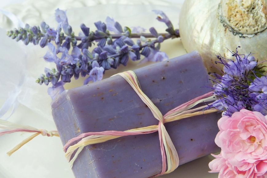 a-lavender-soap-ornamented-with-lavender-flower