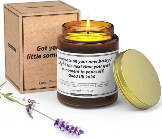 aromatherapy candle for new moms