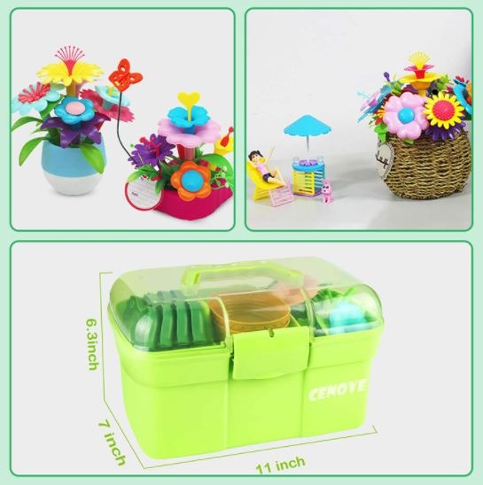 flower garden building toy by Cenove