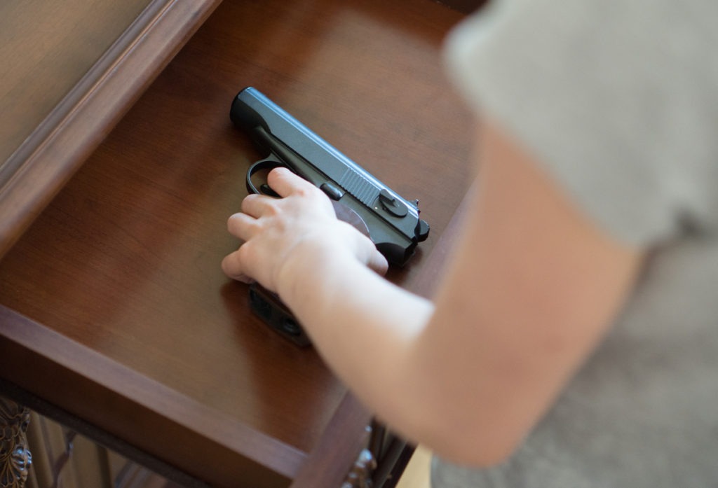 Child found pistol in drawer at home